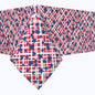 Blue Stars on America Check Squares
