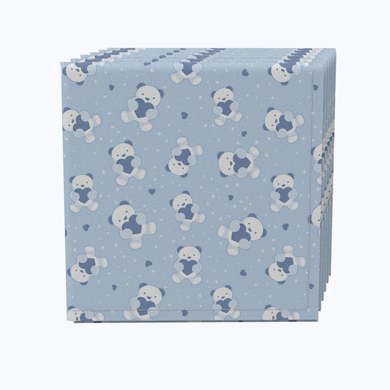 Blue Teddy Bears Napkins