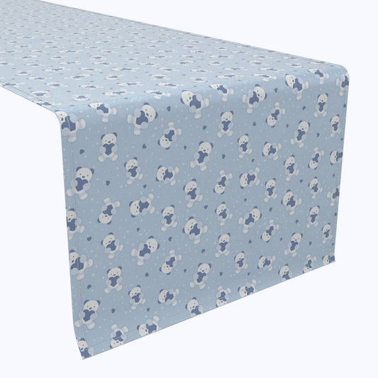 Blue Teddy Bears Table Runners