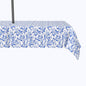 Blue Traditional Leaves Outdoor Rectangles