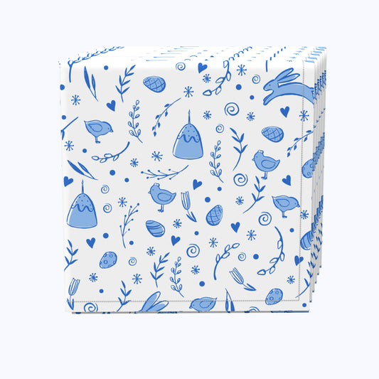 Blue Bunnies Napkins