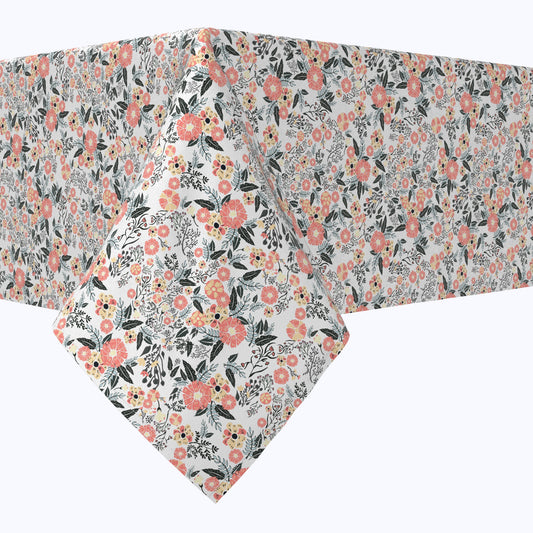 Botanical Blossom Cotton Rectangles