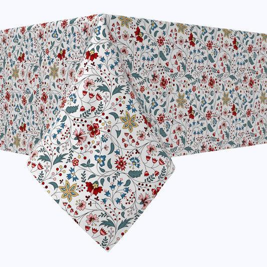 Botanical Doodles Cotton Rectangles