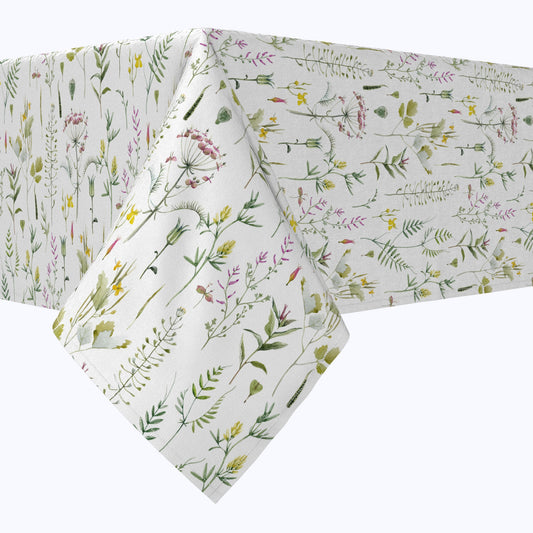 Botanical Stripe Cotton Rectangles