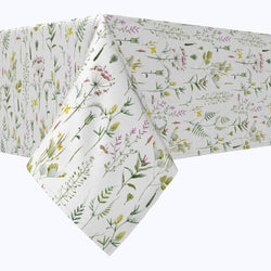 Botanical Stripe Cotton Rectangles