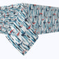 Brush Stroke Sailboats Cotton Rectangles