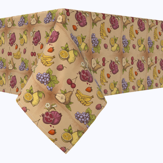 Bunches of Fruit Cotton Rectangles
