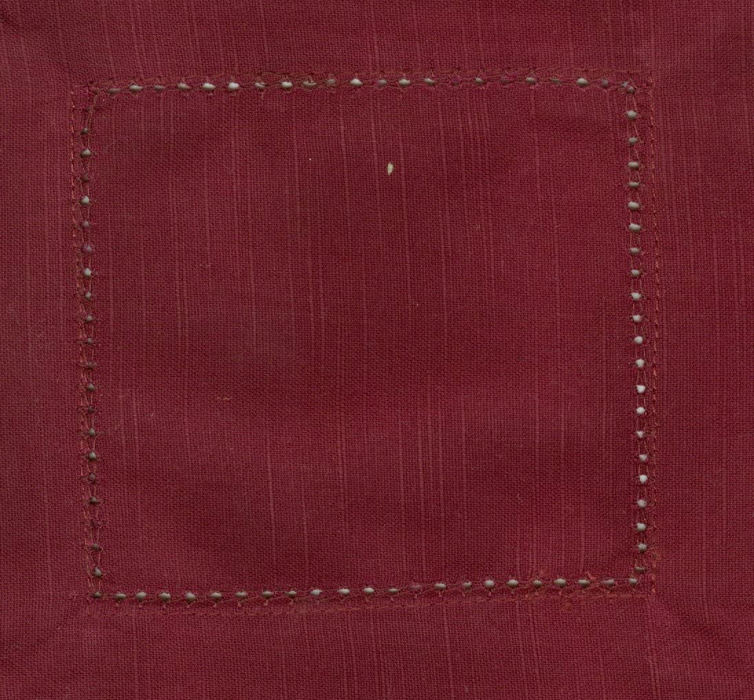 Hemstitch Cocktail Napkins 6 x 6 ( 1 dozen)