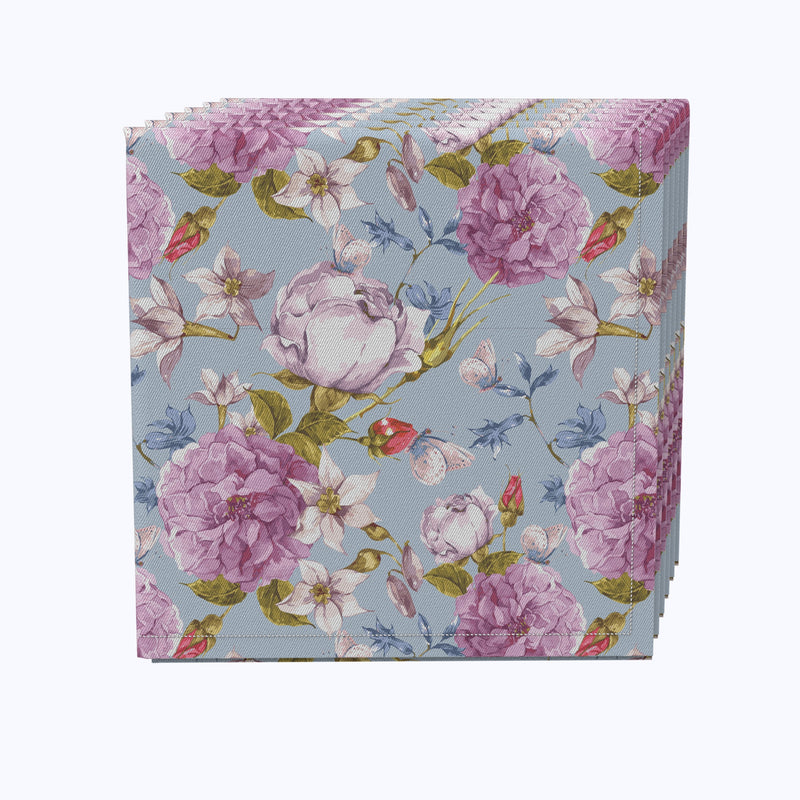 Butterfly Vintage Floral Napkins