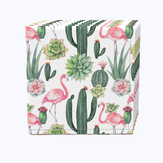 Cacti & Flamingos  Napkins