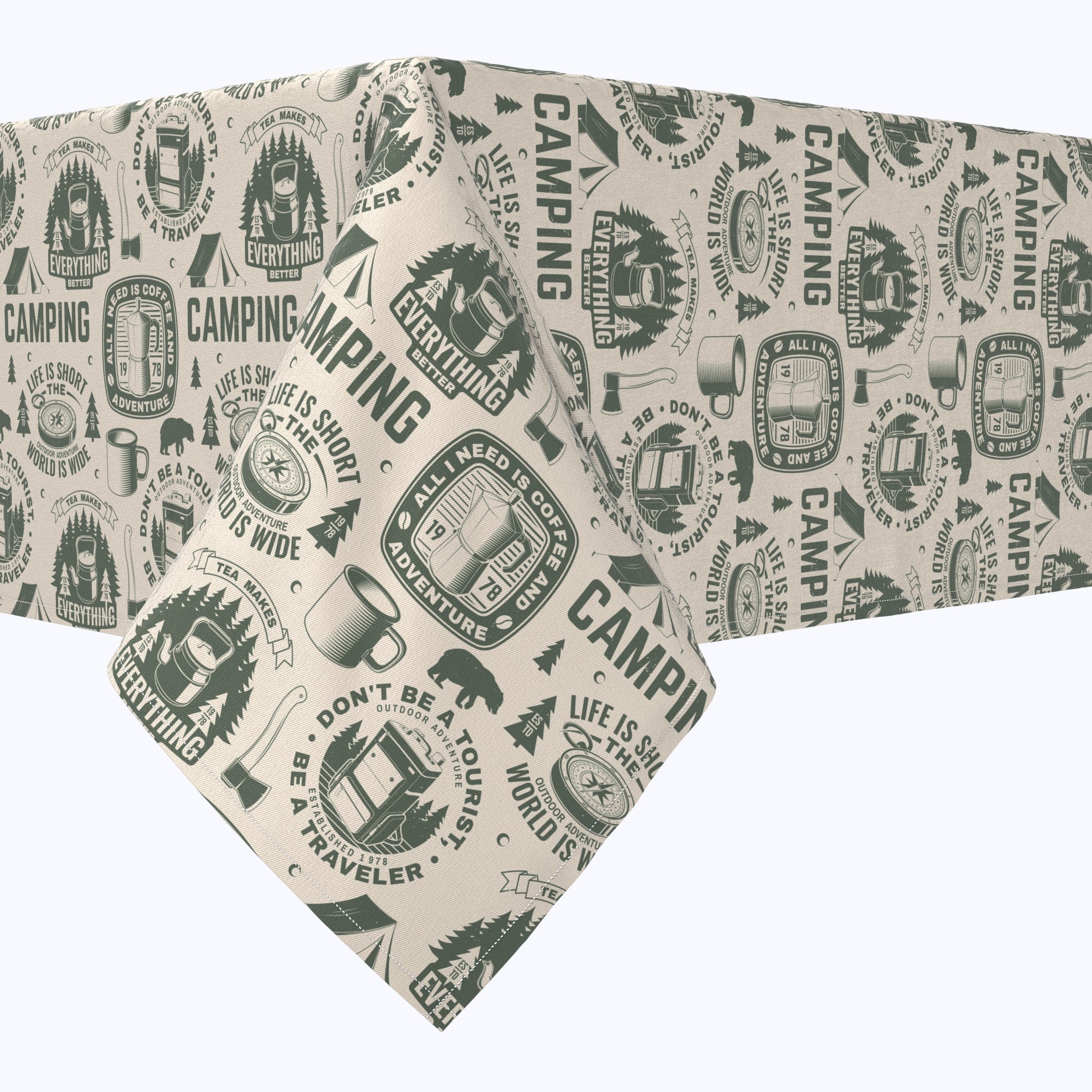 Camping Adventure Tablecloth