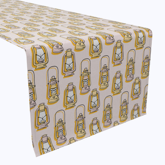 Camping Lanterns Table Runners