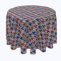 Canvas Texture Houndstooth Rounds