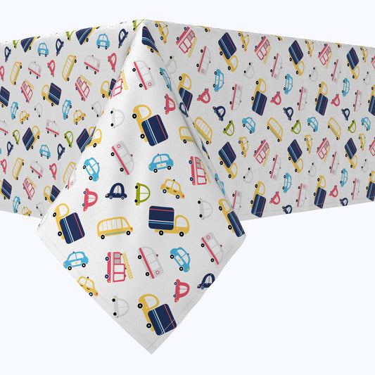 Cartoon Cars Cotton Rectangles