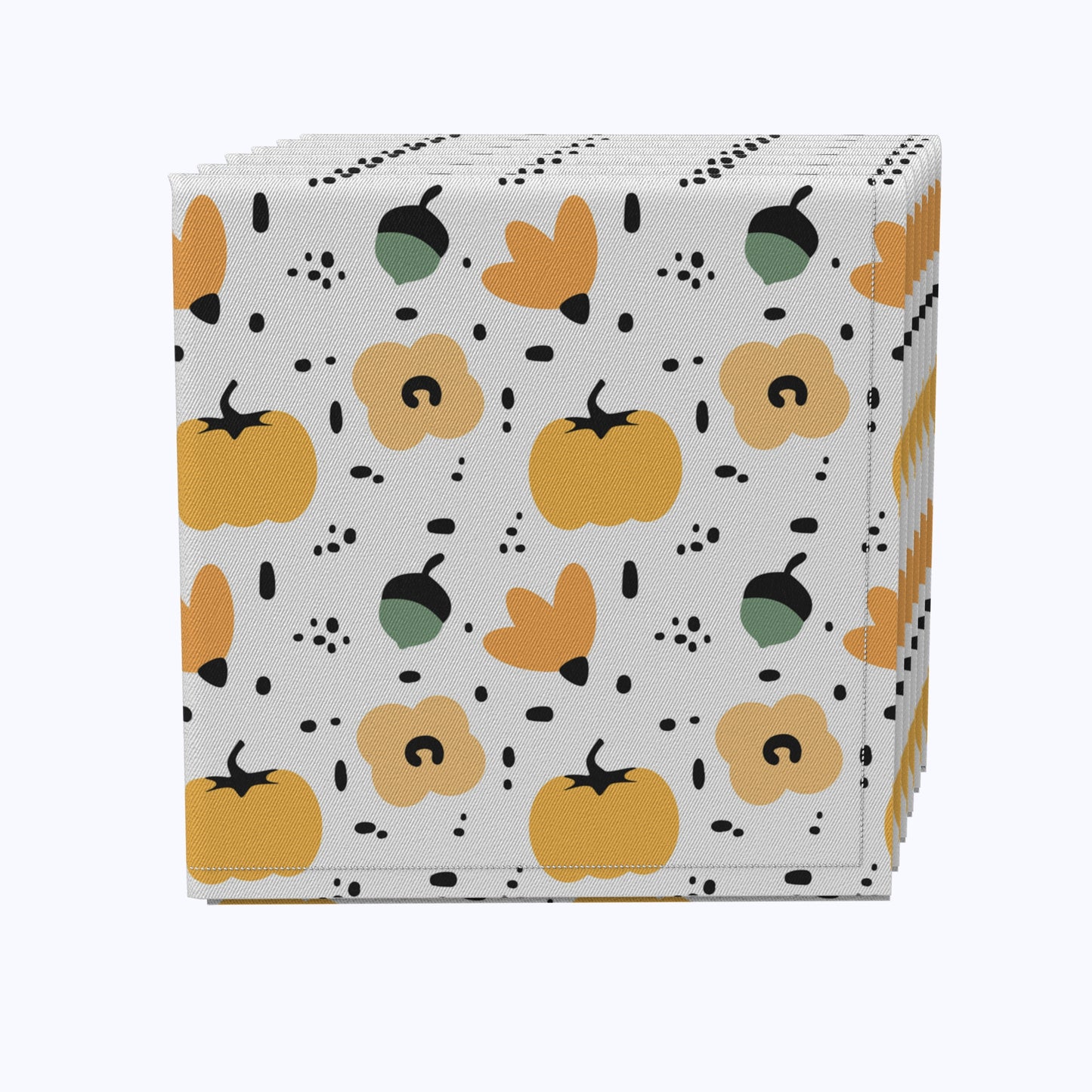 Cartoon Pumpkin Design Cotton Napkins