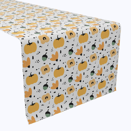 Cartoon Pumpkin Design Cotton Table Runners