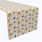 Cartoon Pumpkin Design Cotton Table Runners