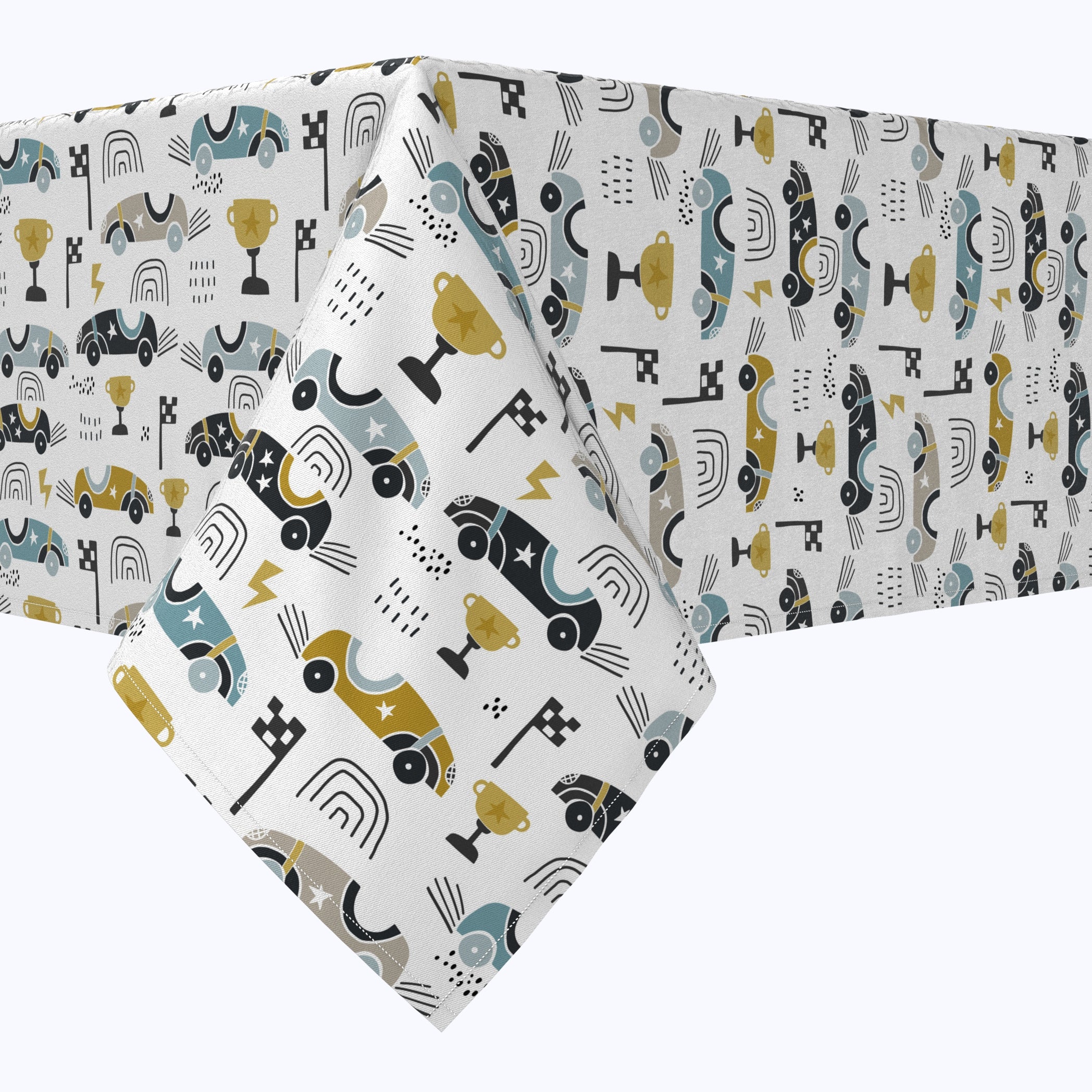 Cartoon Retro Racing Cars Tablecloths – Tablecloth.com