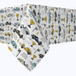 Cartoon Retro Racing Cars Cotton Rectangles