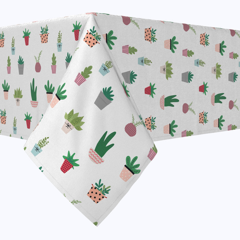 Cartoon Succulents Tablecloths