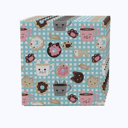 Cat Lovers Mugs & Donuts Napkins