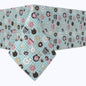 Cat Lovers Mugs & Donuts Cotton Rectangles