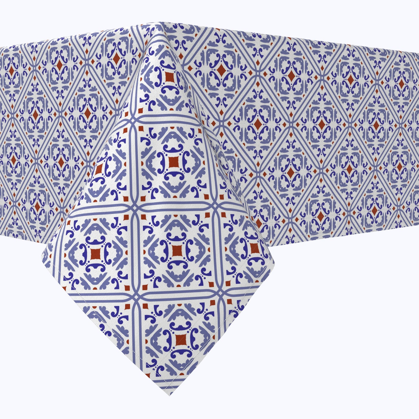 Ceramic Tile Pattern Cotton Rectangles