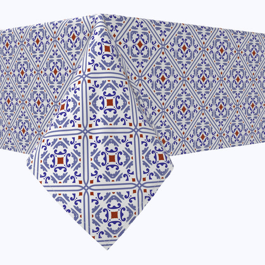Ceramic Tile Pattern Cotton Rectangles