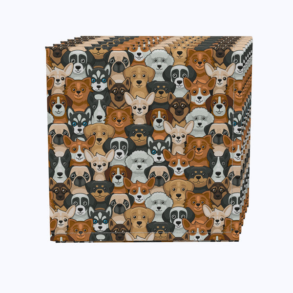Cheerful Dogs Napkins