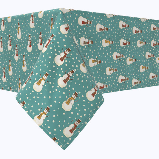 Cheerful Snowmen Cotton Squares
