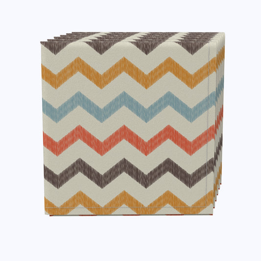 Chevron Illustration Napkins