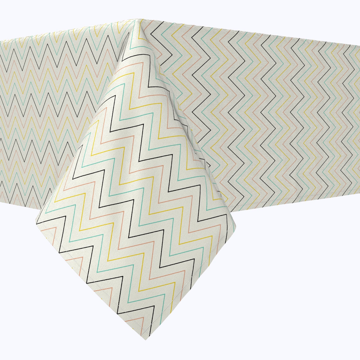 Chevron Wave Cotton Rectangles