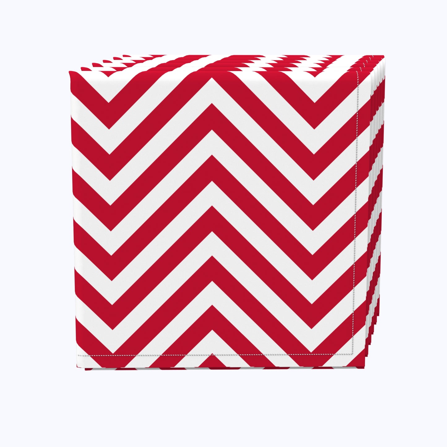 Chevron, Red Napkins