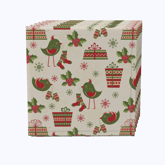 Christmas Celebration Cotton Napkins