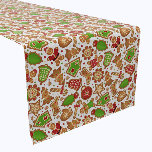 Christmas Cookies Cotton Table Runners