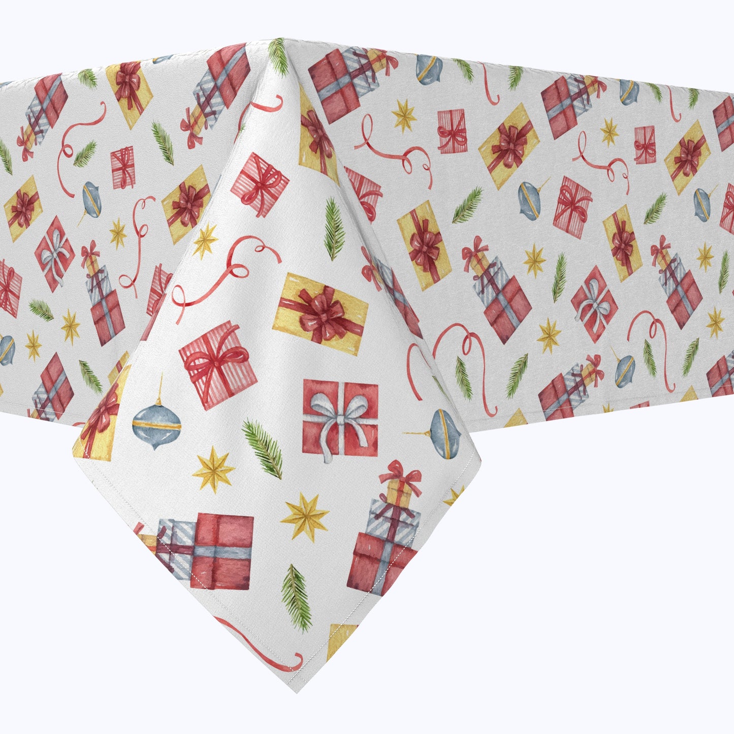 Christmas Gifts Illustration Cotton Rectangles