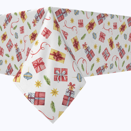 Christmas Gifts Illustration Cotton Squares