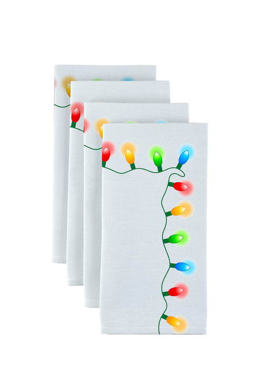 Christmas Lights Garland Napkins