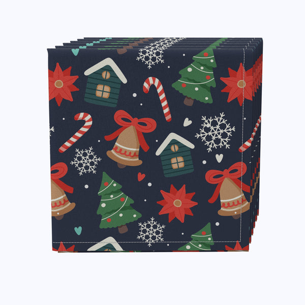 Christmas Pattern Cotton Napkins