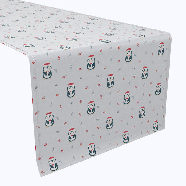 Christmas Penguins Cotton Table Runners