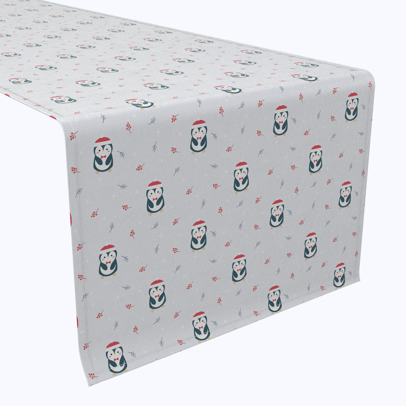 Christmas Penguins Cotton Table Runners