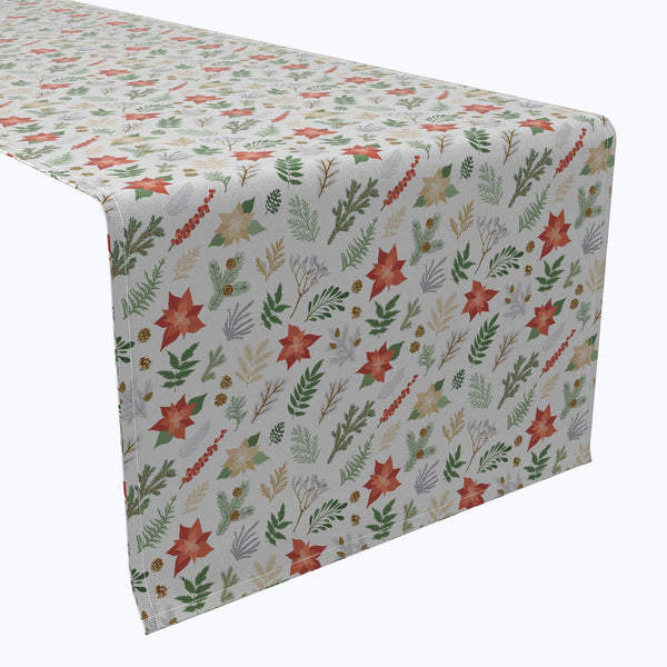 Christmas Plants & Flowers Table Runners
