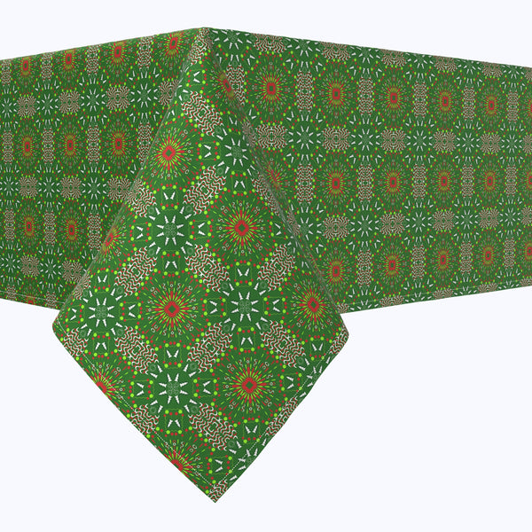 Christmas Kaleidoscope Square Tablecloths