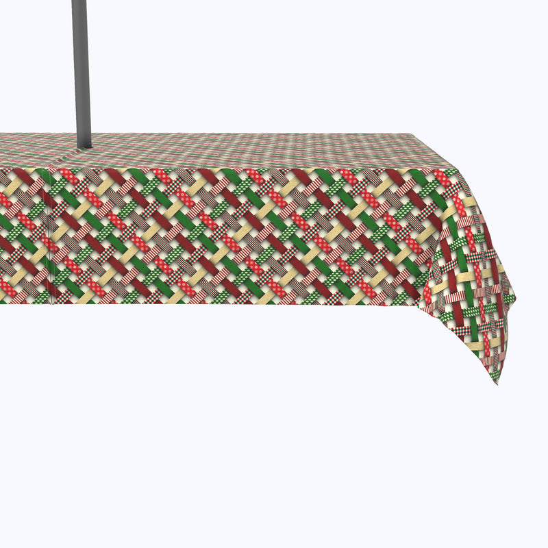 Christmas Ribbons  Outdoor Tablecloths