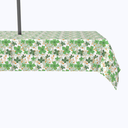 Clover Cross and Orange Spots Outdoor Rectangles