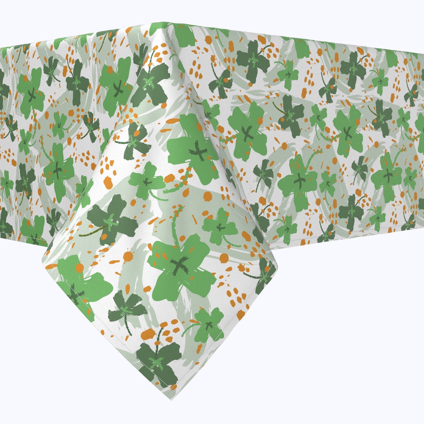 Clover Cross and Orange Spots Rectangles