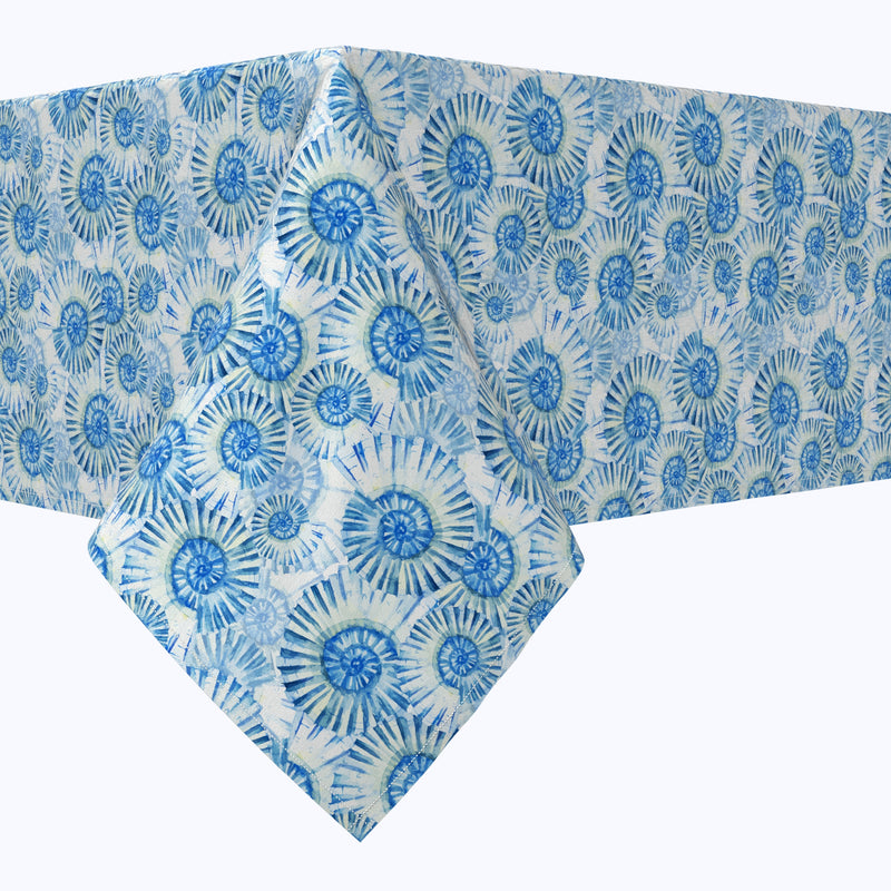 Coastal Watercolor Shells Cotton Rectangles
