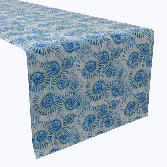 Coastal Watercolor Shells Table Runners