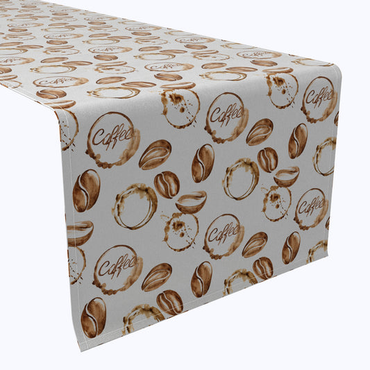 Coffee Shop Print Table Runners