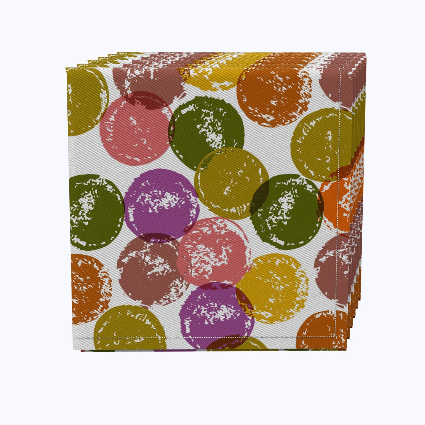 Colorful Dot Stamps Napkins